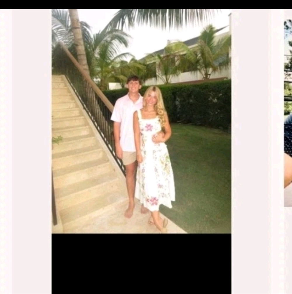 Farm Rio Tropical Romance Off White Maxi Dress - Picture 4 of 9